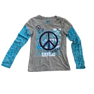 Justice long sleeve t-shirt